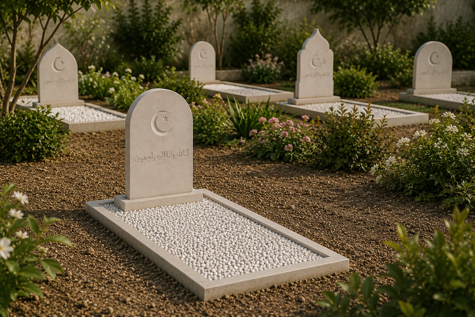 Inhumation en carré musulman